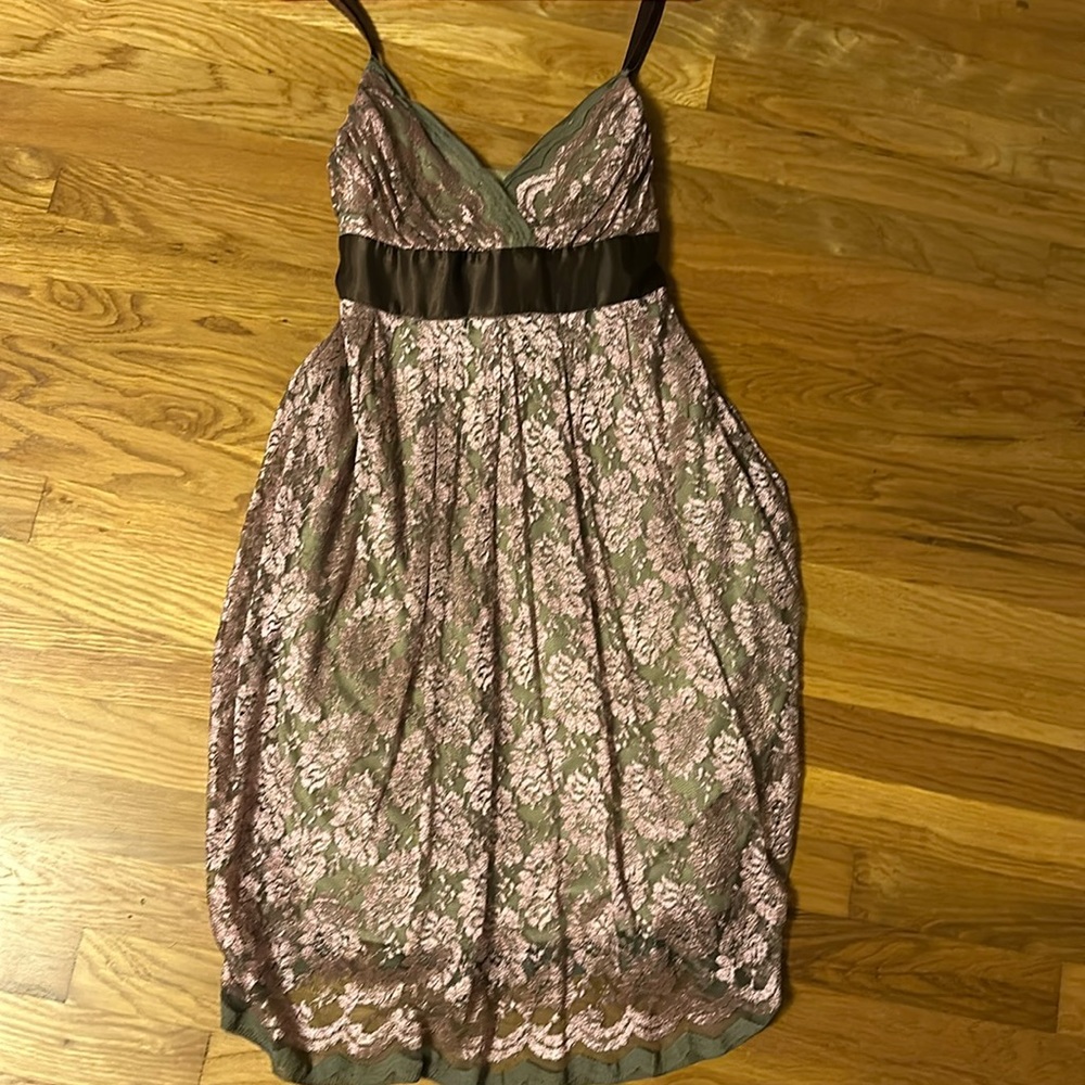 Necessary objects lace lined dress